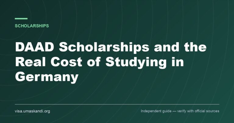 DAAD Scholarships and the Real Cost of Studying in Germany