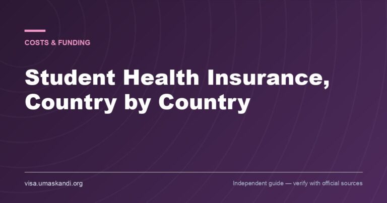 Student Health Insurance, Country by Country