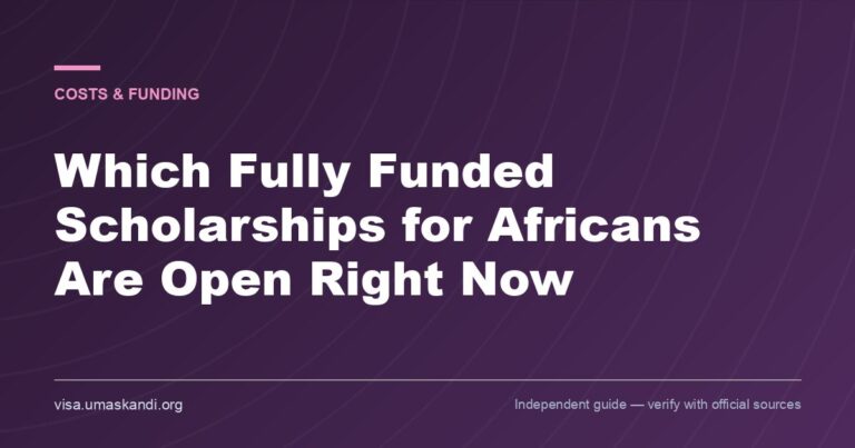 Which Fully Funded Scholarships for Africans Are Open Right Now